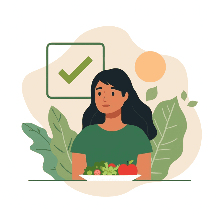 Mantener peso y comer mejor